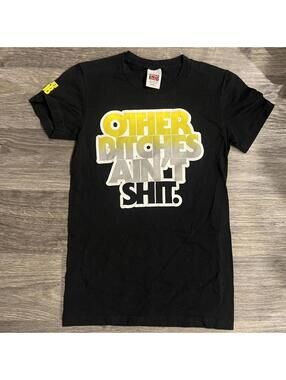 y2k grunge alt emo baby tee Married To The Mob black tee